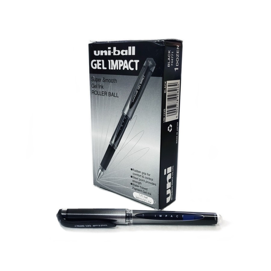 Promo Pulpen/ Pen Gel Impact Uniball UM 153S 1.0 Diskon 23% di