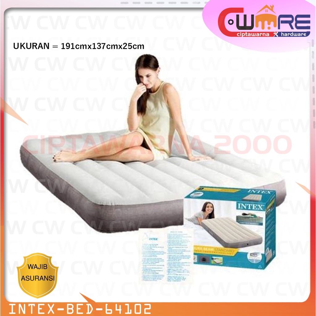 Jual Intex 64102 Kasur angin Matras Ranjang Double Durabeam Double Cw2