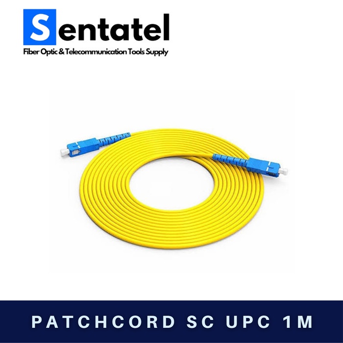 Jual (1 METER) Patchcord Fiber Optic SC UPC Simplex 1 Meter 2mm G657 ...