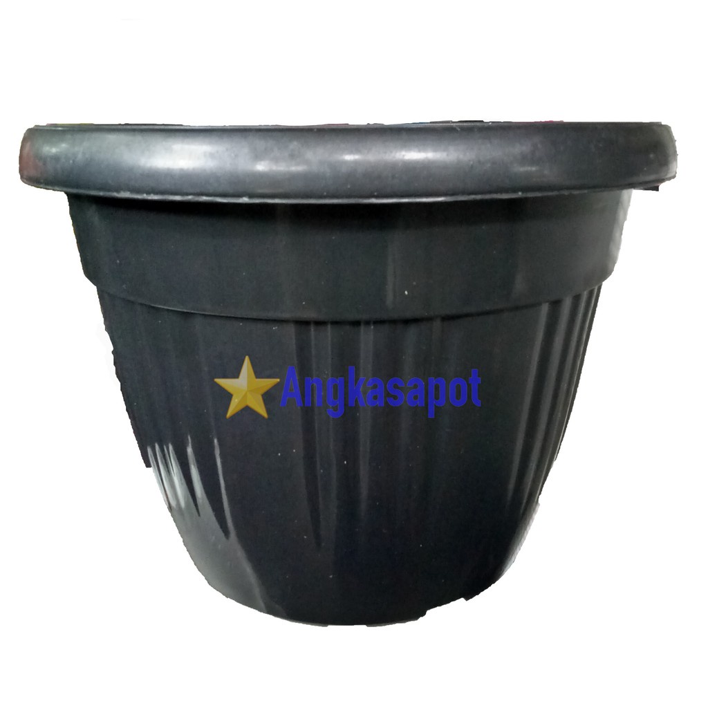 Jual (COD)Pot Bunga Tanaman Hitam Grace 40 cm (Kuping)(ANGKASAPOT ...