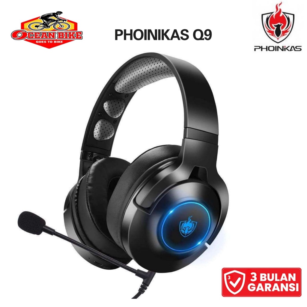 Ps5 Headset PHOINIKAS PS4 Gaming Headset With Surround Sound