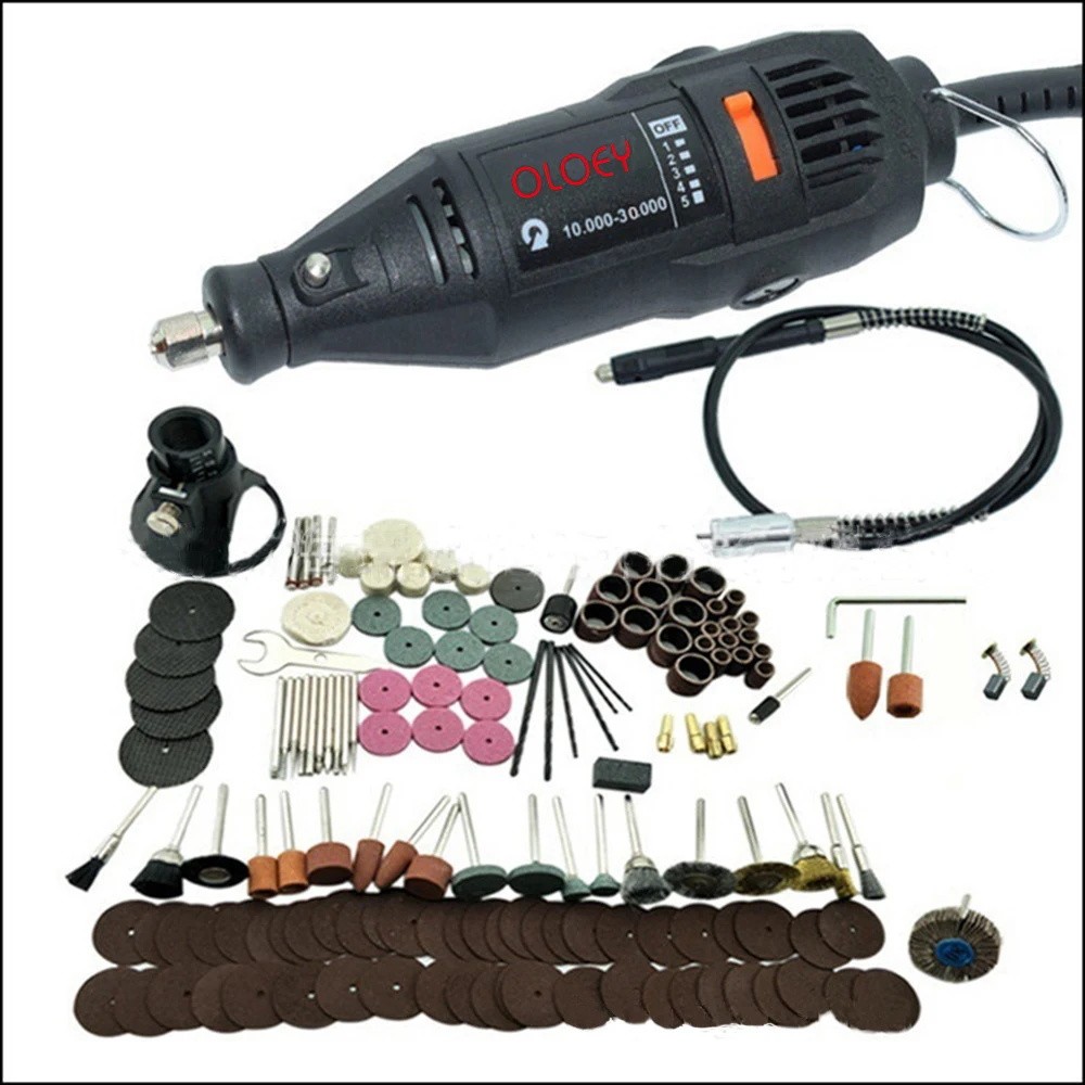 Jual Power Electric Mini Drill Engraver Rotary Tool Polishing Grinder ...