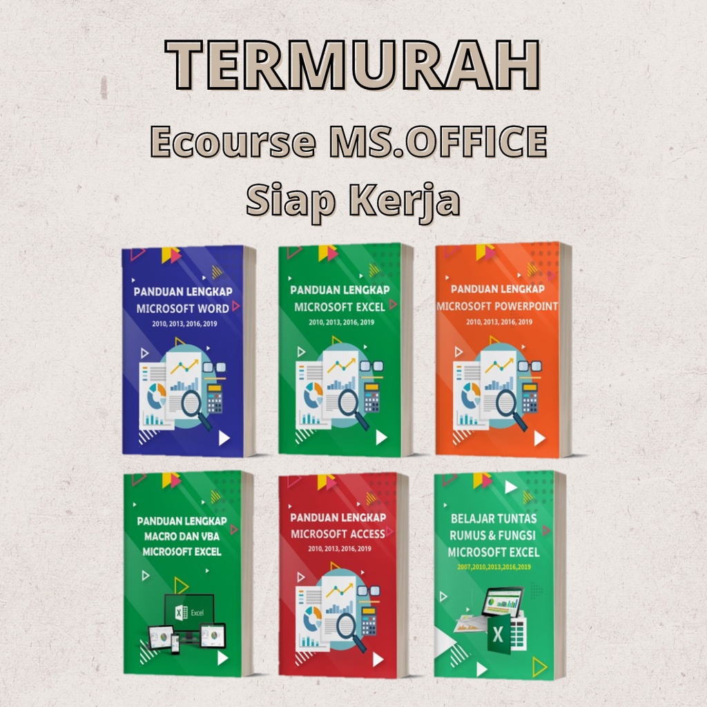 Jual Termurah Ecourse Training Mahir Ms.Office - Panduan Microsoft ...