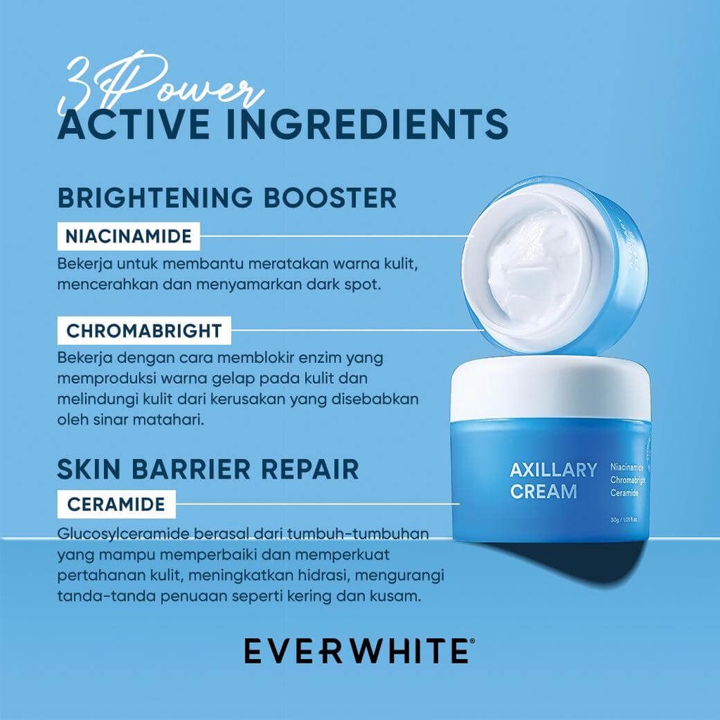 Jual Everwhite Axillary Cream Underarm | 15 g | Shopee Indonesia