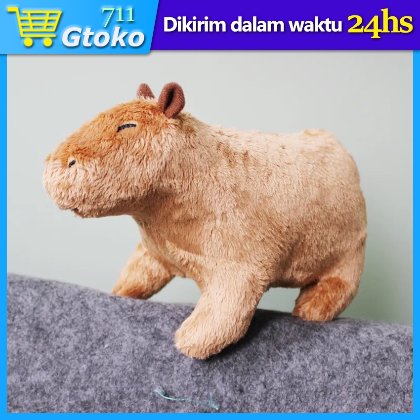 Jual Capybara Stuffed Plush Boneka Mainan Binatang Kapibara Hadiah ...