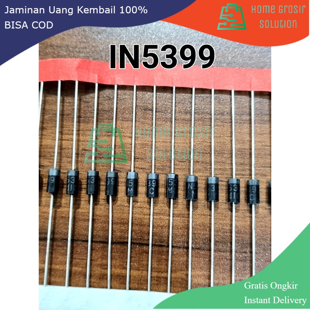 Jual Dioda Diode Rectifier DIP MIC IN5399 1N5399 1N IN 5399 2A 1000V ...