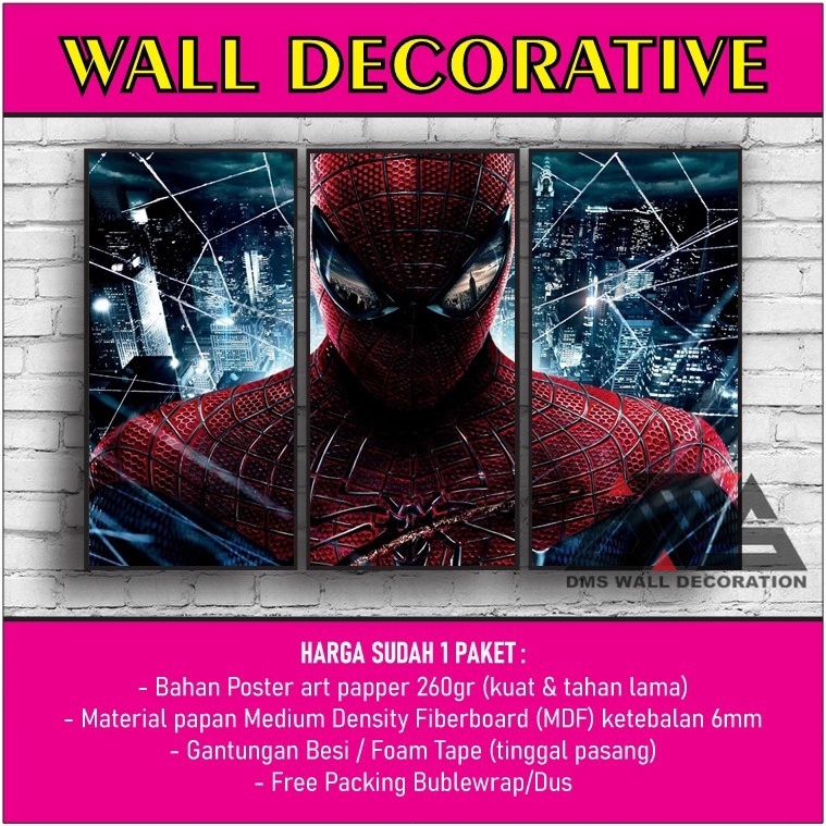 Jual Hiasan Pajangan Dinding Home Wall Decor Poster Tembok