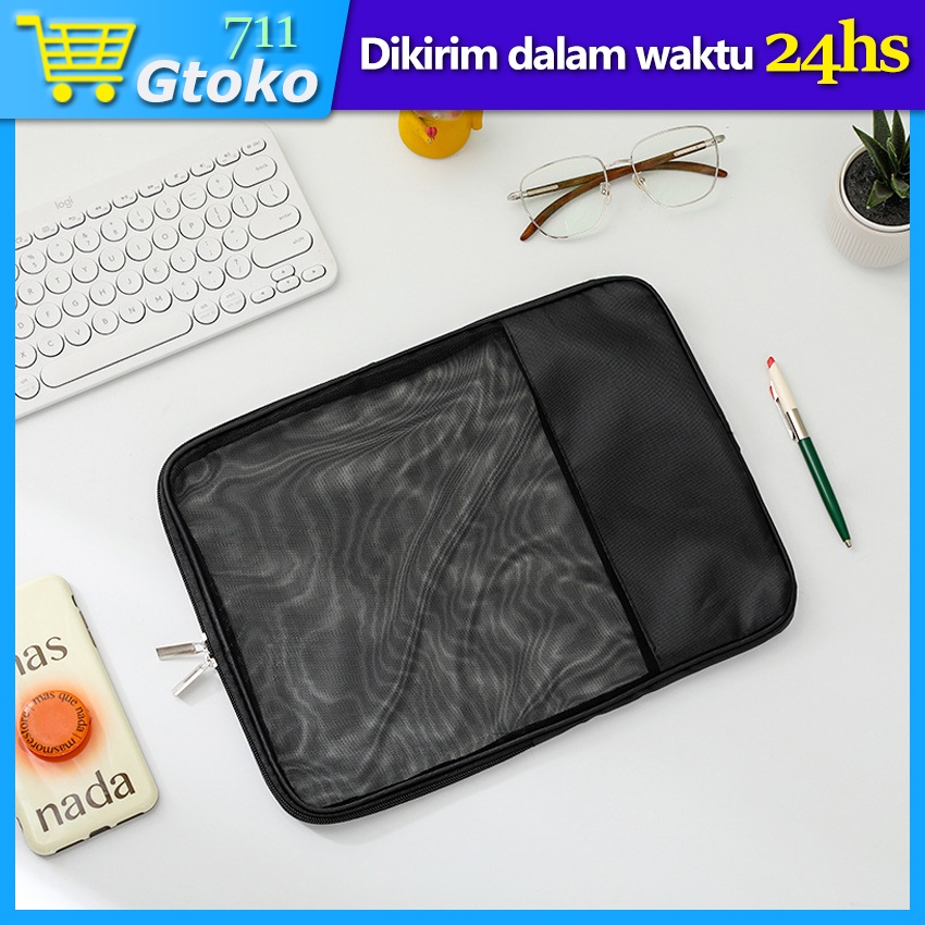 Jual Tas Dokumen Jaring Transparan Kantong Pouch Bag Mesh Map File ...