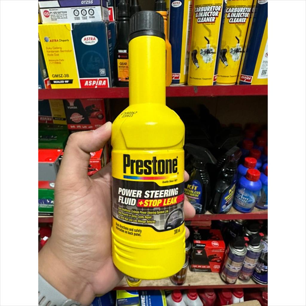 Jual Prestone Power steering fluid + stop leak 300ml prestone psf stop