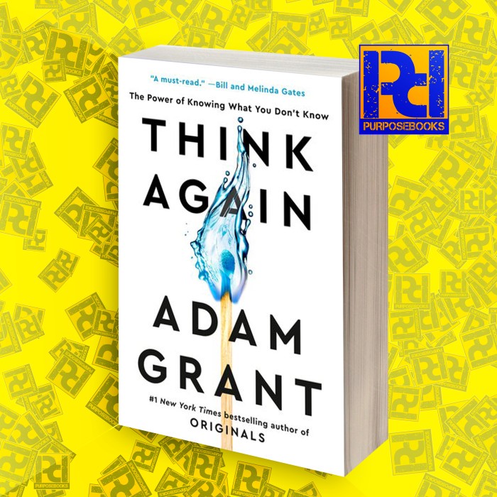 Jual Think Again: The Power Of Knowing What You Don't Know Adam Grant ...