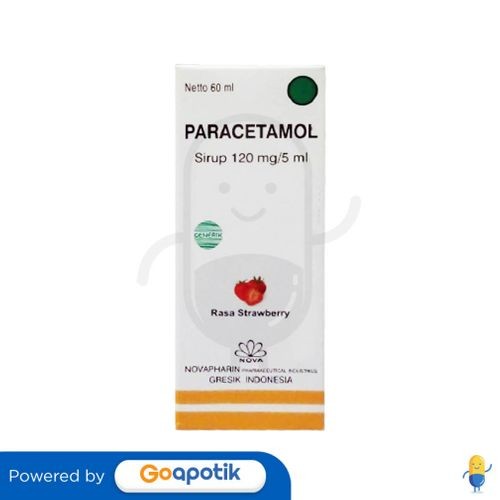 Jual Paracetamol Novapharin 120 Mg/5 Ml Sirup 60 Ml | Shopee Indonesia