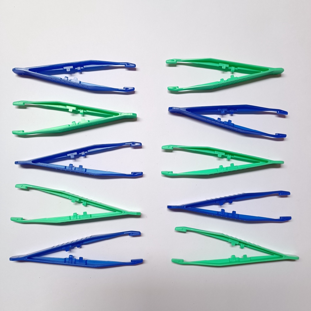 Jual Tweezer pinset kecil plastik montessori penjepit pom pom pompom ...