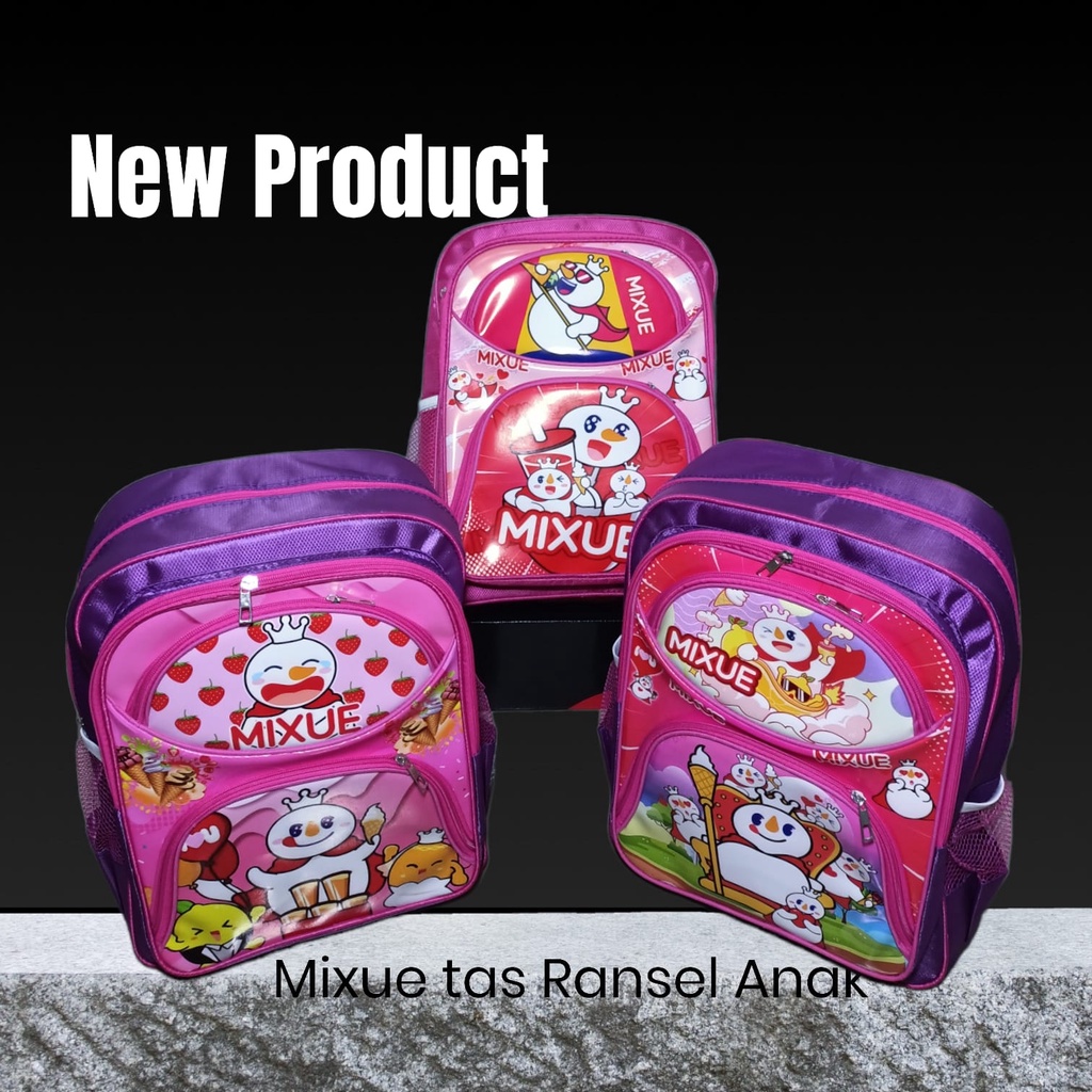 Jual BS TERBARU Tas Ransel Mixue Anak Perempuan/Tas Ransel Mixue SD