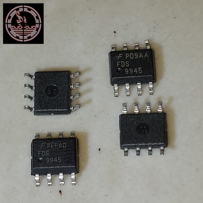 Jual FDS 9945 SMD FDS9945 IC Logic N-Channel Mosfet 60V PowerTrench Sop ...