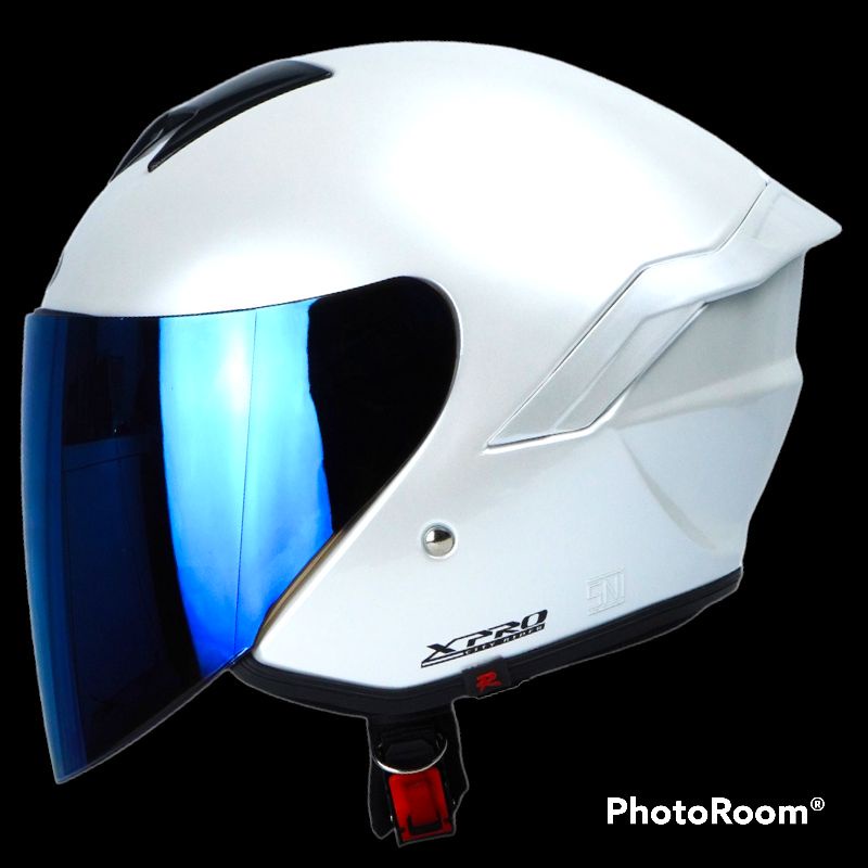 Jual R-SIX Helm Half Face Kekinian Motor SNI Xpro Series WHITE | Shopee ...