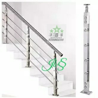 Jual Tiang Ralling Tangga stainless pipa 5/8