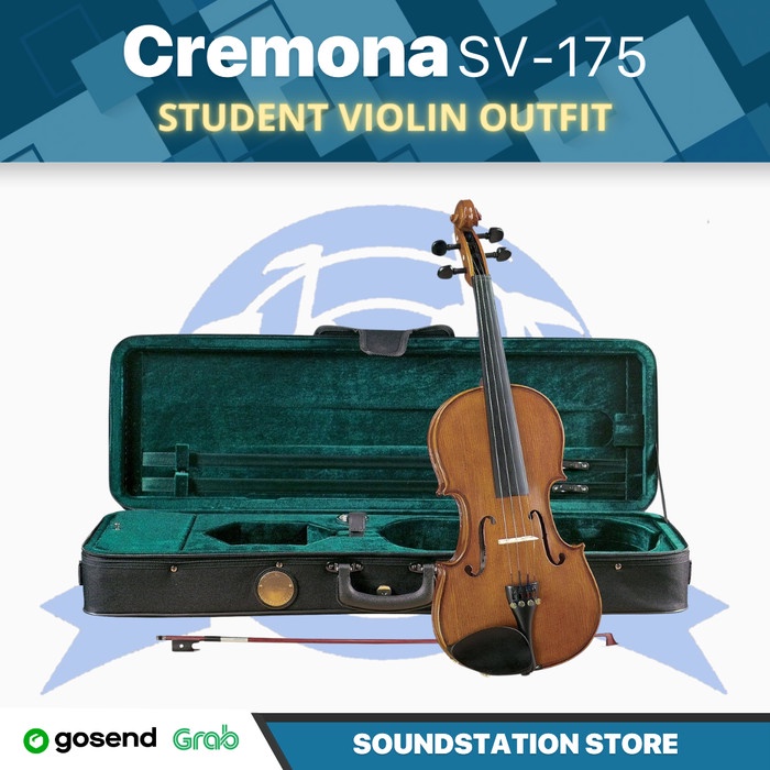 Jual Cremona SV-175 Student Violin Outfit - Biola 4/4 3/4 1/2 | Shopee  Indonesia