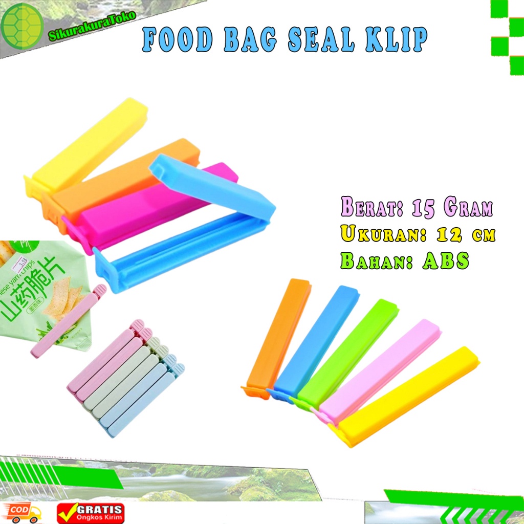 Jual Macc Seal Klip Clip Jepit Penjepit Kantong Kemasan Makanan Ringan Plastik Segel Snack Isi 9847