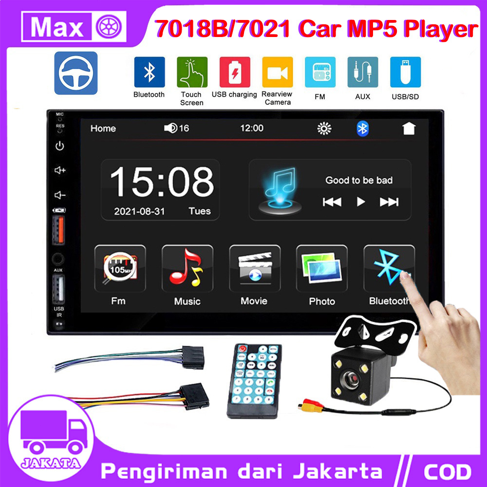 Jual 7018B 7010B Head Unit Android Double Din 7 Inch Bluetooth TV Mobil ...