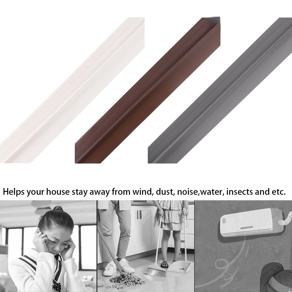 Jual Penghenti Draf Bawah Pintu PVC 96cm/ Strip Penyegelan Bawah Pintu ...