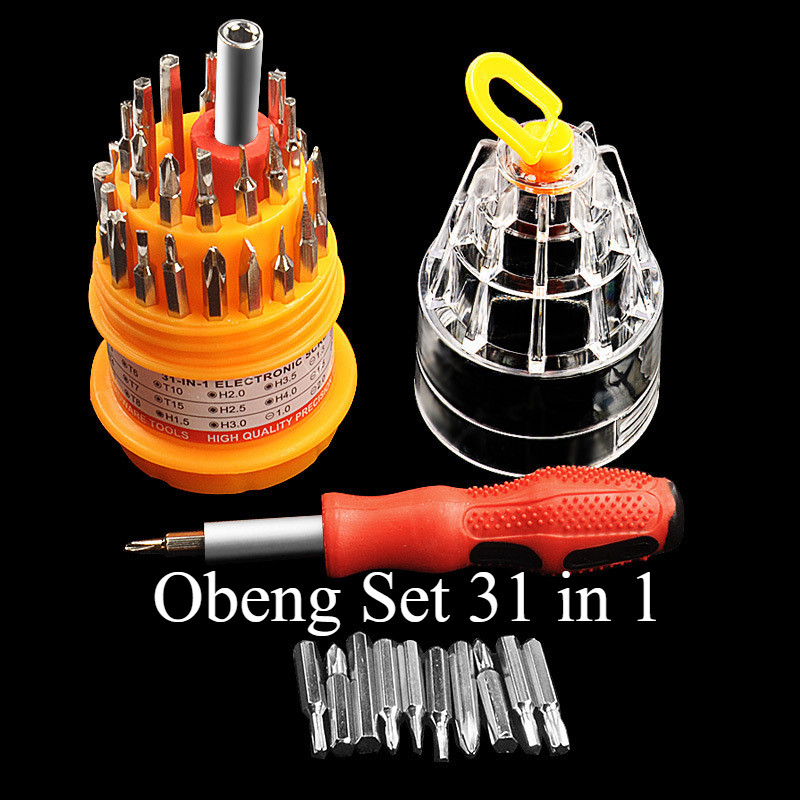 Jual Obeng Set 31in1 Lengkap/Magnetic Tool Kit Alat Perbaikan ...
