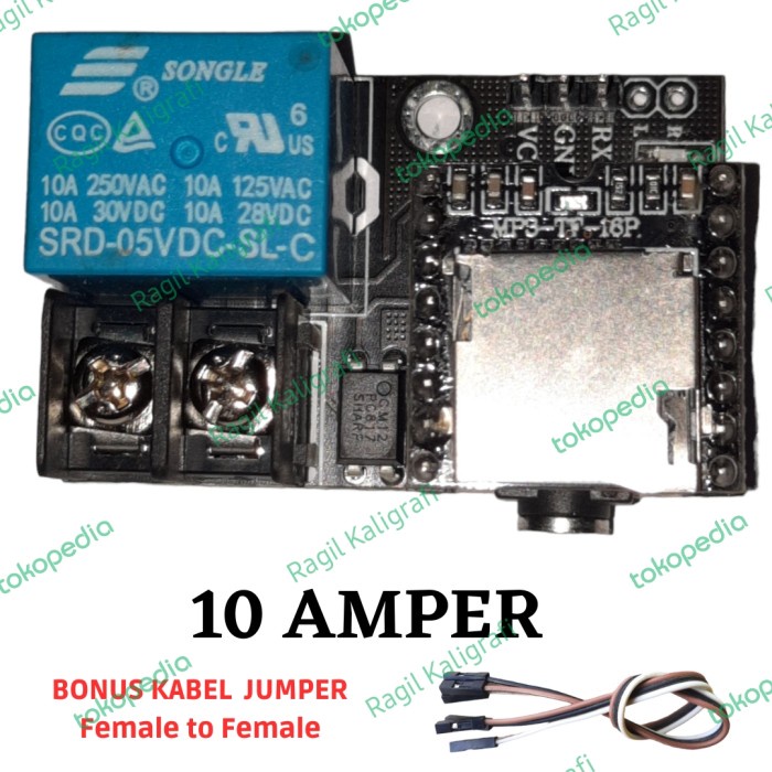 Jual Modul Auto Tartil otomatis jam sholat digital jws- Modul MP3 ...