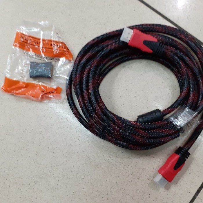 Jual promo kabel hdmi 5 meter dan jek sambungan hdmi | Shopee Indonesia