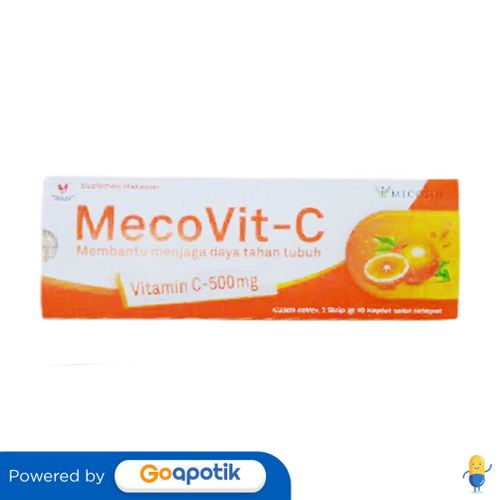 Jual Mecovit-C 500 Mg Strip 10 Kaplet | Shopee Indonesia
