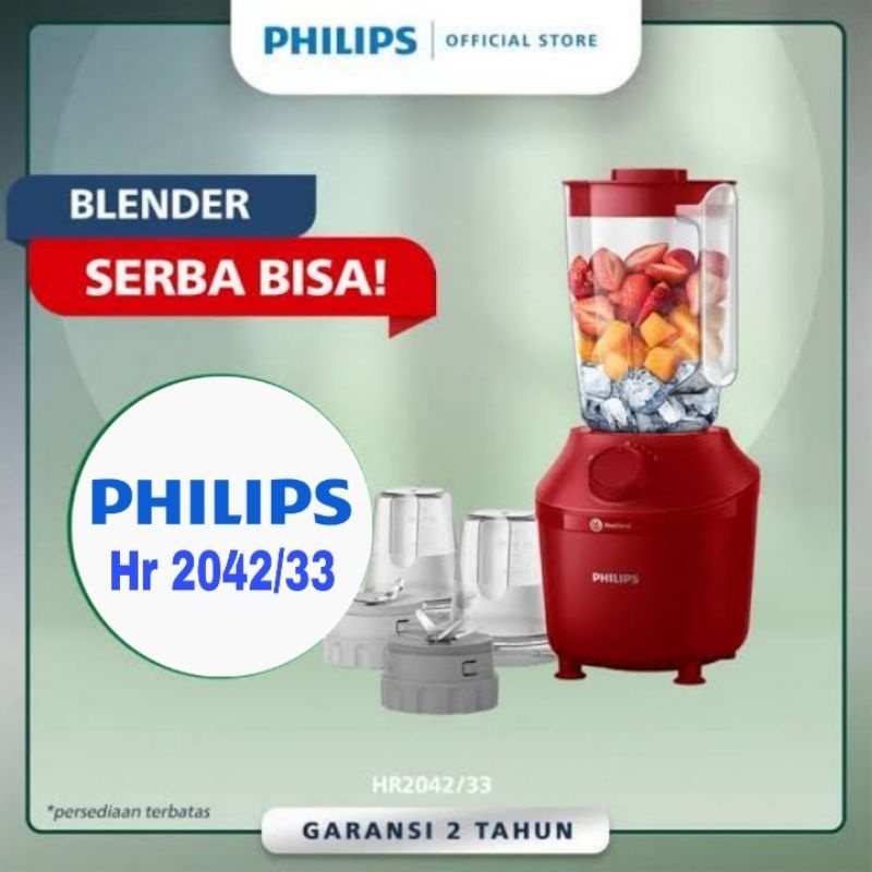 Jual Blender Philips HR 2042/33 Blender Series 3000 1 Liter / Philips ...