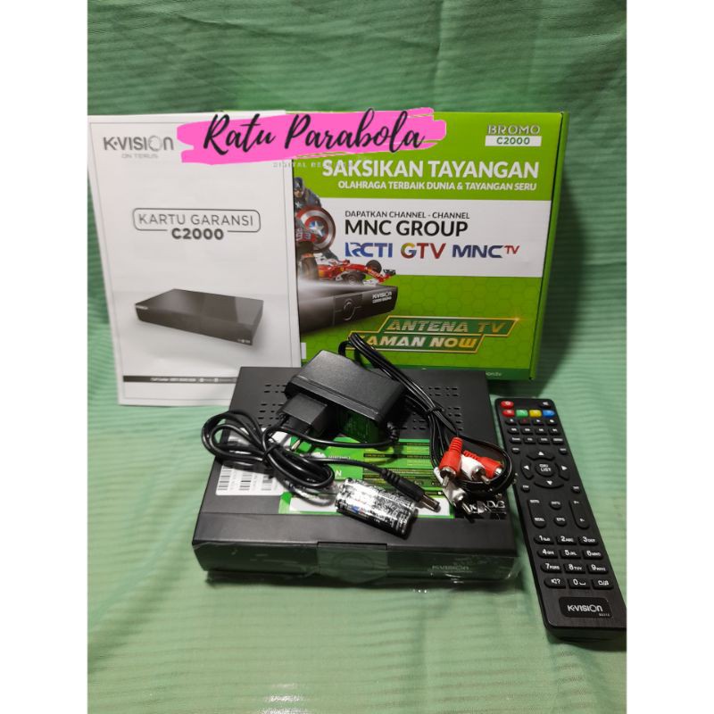 Jual Receiver Parabola KVISION BROMO C2000 K Vision HYBRID C BAND