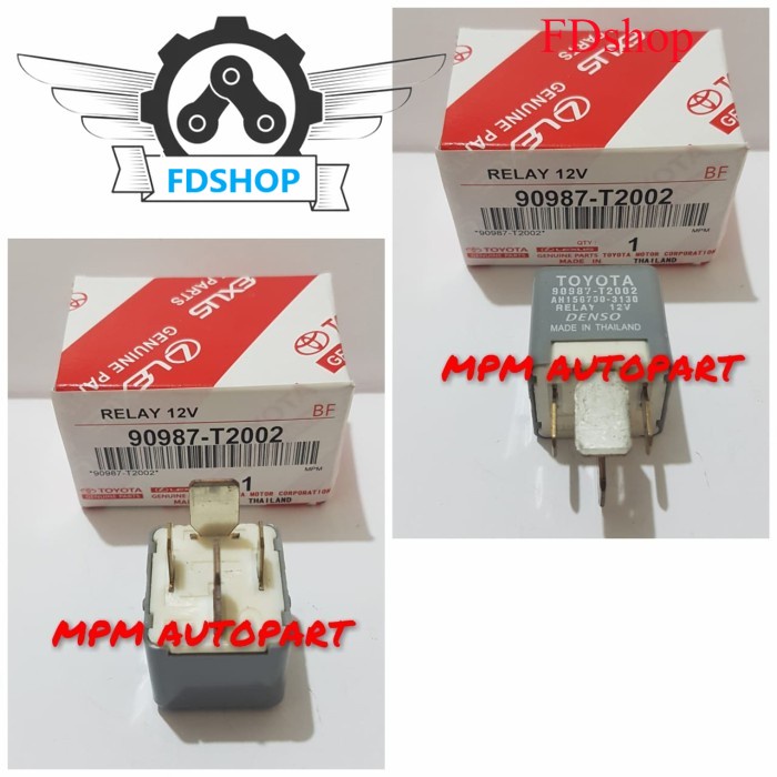 Jual relay lampu innova inova avanza kk4 KK 4 12volt 12 volt 12v ...