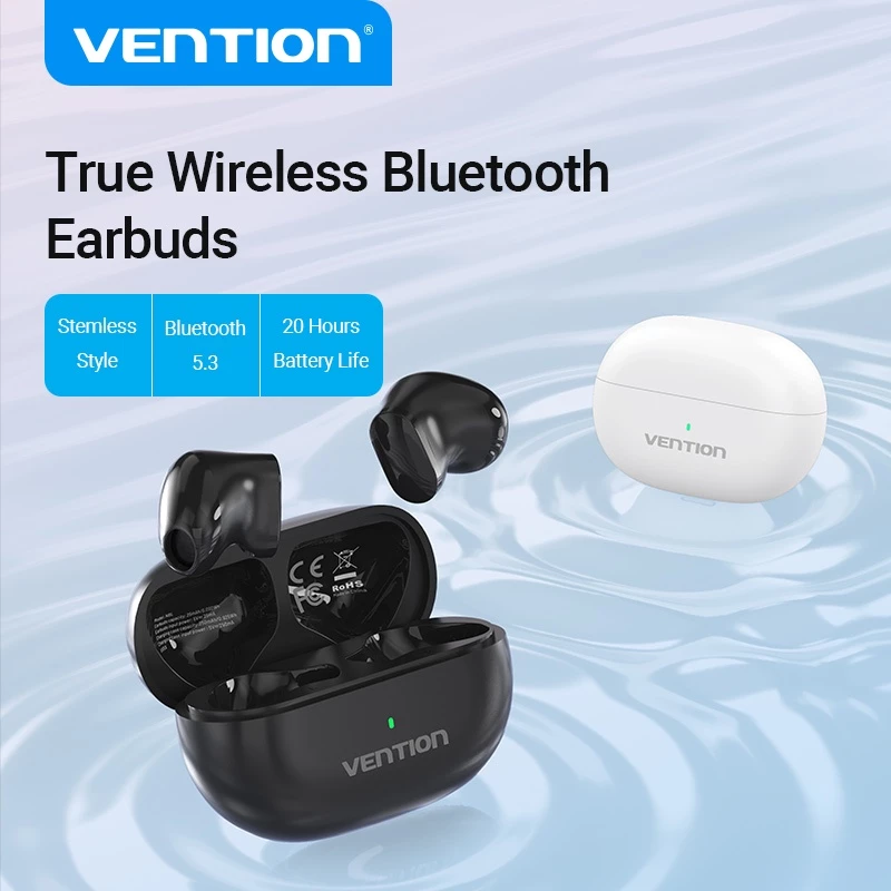 Vention TWS Headset Bluetooth Wireless Earphone HiFi Tiny T12 Series