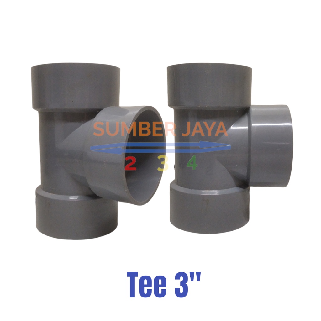 Jual Tee 3 inch Pvc AW Vinilon / T Sambungan Pipa / Tee Pvc 3 ...