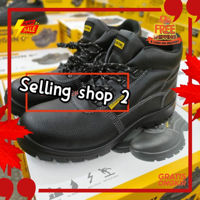 Jual UKURAN SIZE 37 38 39 40 41 42 43 44 45 / Sepatu Safety Krisbow
