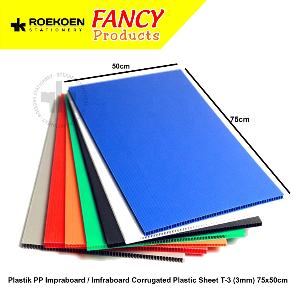 Jual Plastik PP Bergelombang Impraboard / Imfraboard Corrugated Plastic ...