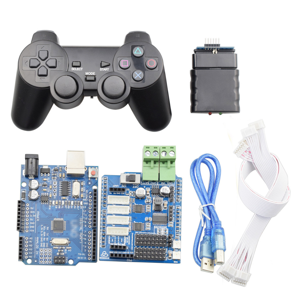 Jual Wireless RC Controller Kit for Arduino Mecanum Wheel Robot Car ...
