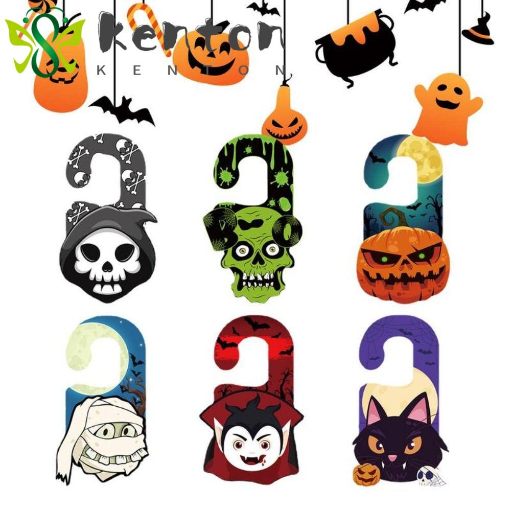 gantungan di depan pintu halloween