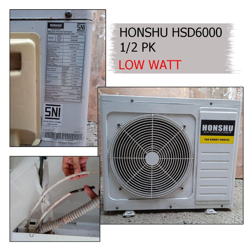 Jual HARGA PROMO AC pendingin ruang LOW WATT 1/2 PK air conditioner