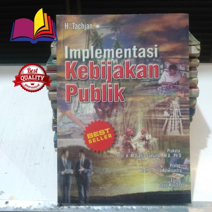 Jual Buku Implementasi Kebijakan Publik - H Tachjan ( Original ...