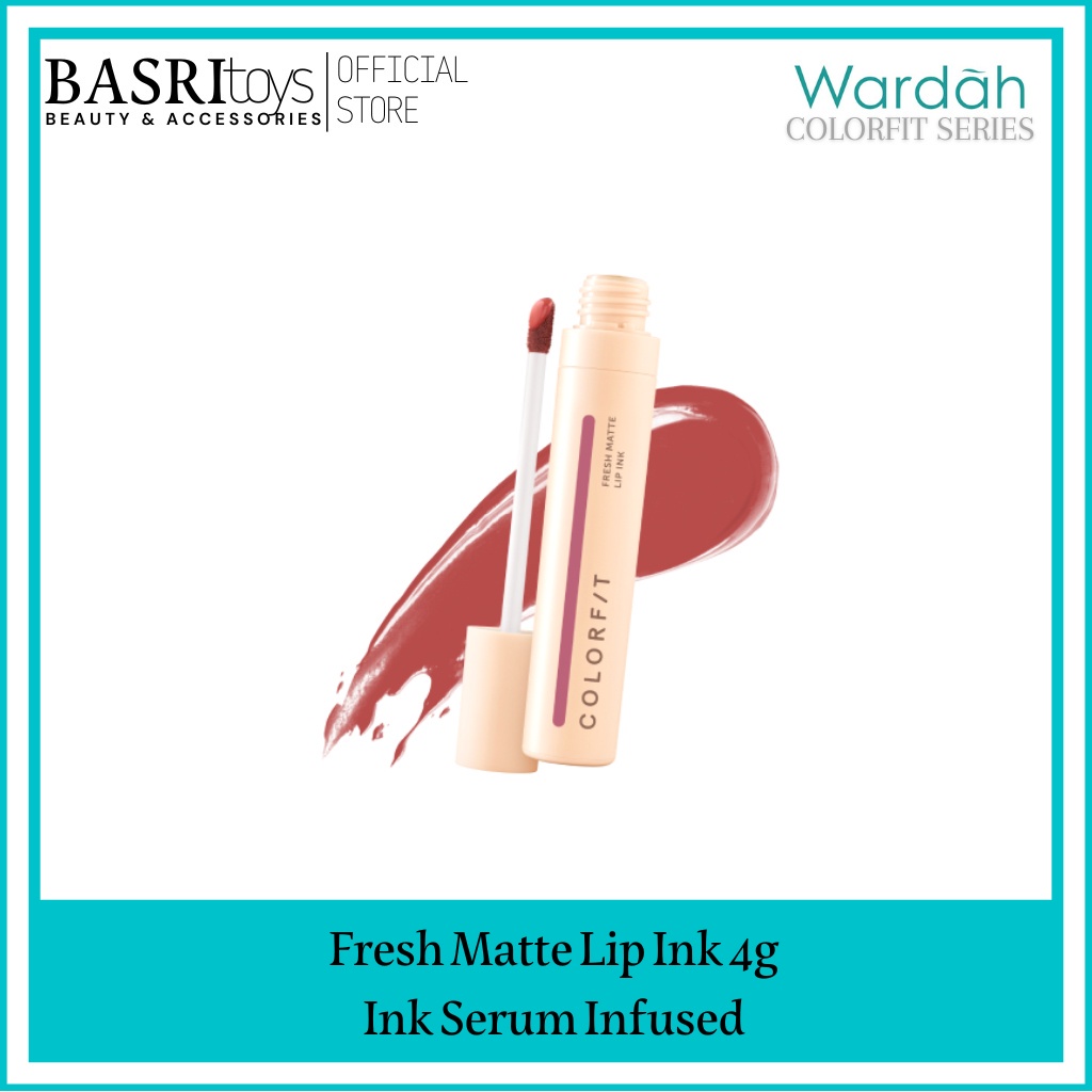 Jual WARDAH Colorfit Fresh Matte Lip Ink 4g | Shopee Indonesia