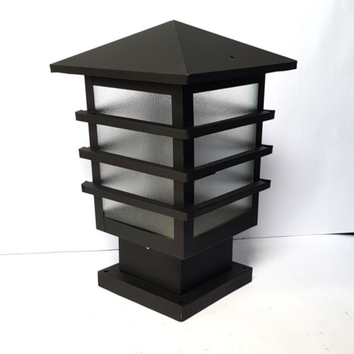 Jual lampu pilar lampu pagar minimalis _ rumah lampu pilar826 | Shopee