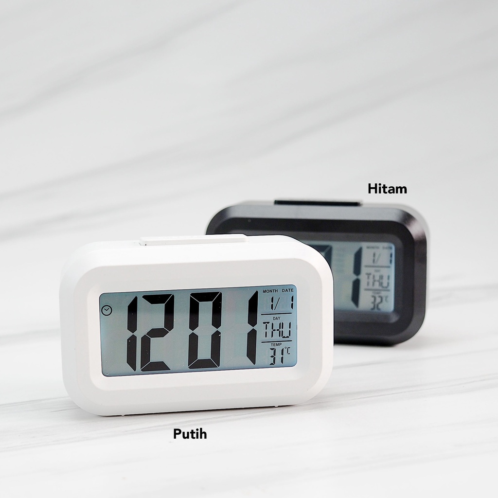Jual Jam Weker Mini Digital minimalis modern Jam Meja SMART ALARM CLOCK