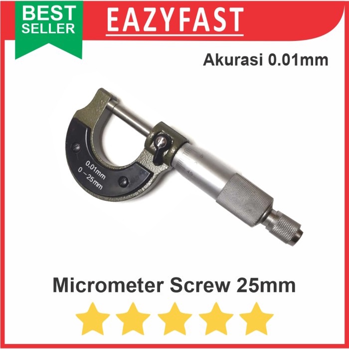 Jual Micrometer Screw Manual Mm Mm Skrup Mikrometer Micro Mikro