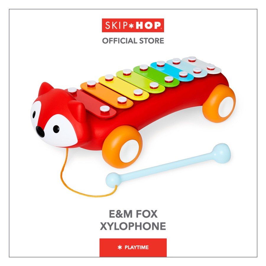 Jual Skip Hop E M Fox Xylophone Mainan Alat Music Anak Shopee