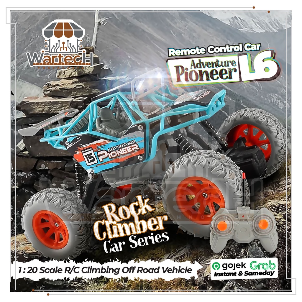 Jual Mainan REMOTE CONTROL RC L6 Monster Truck PIONEER ADVENTURE OFF ...