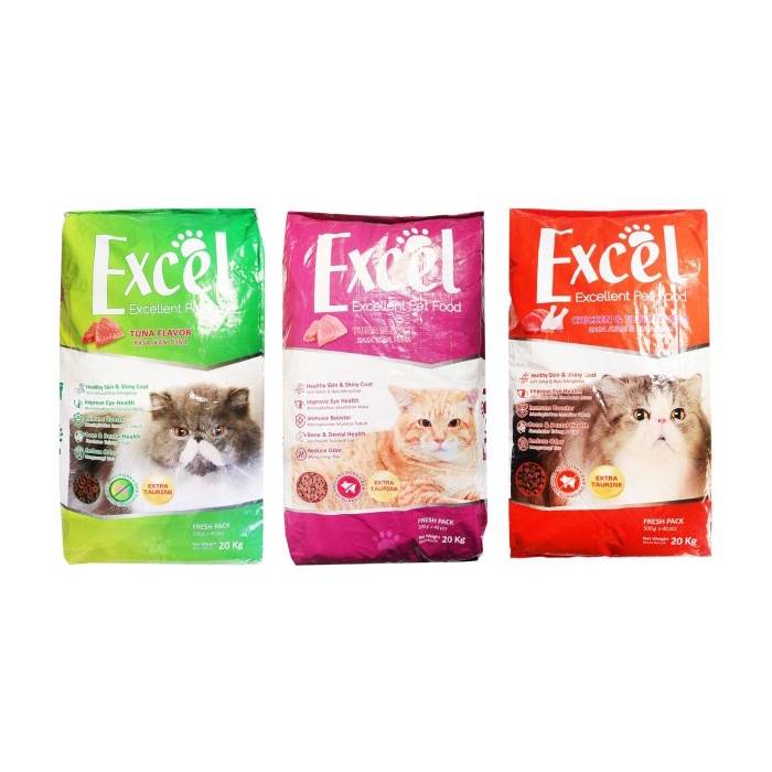 Jual Excel cat food Adult dan Kitten 500gr | Shopee Indonesia