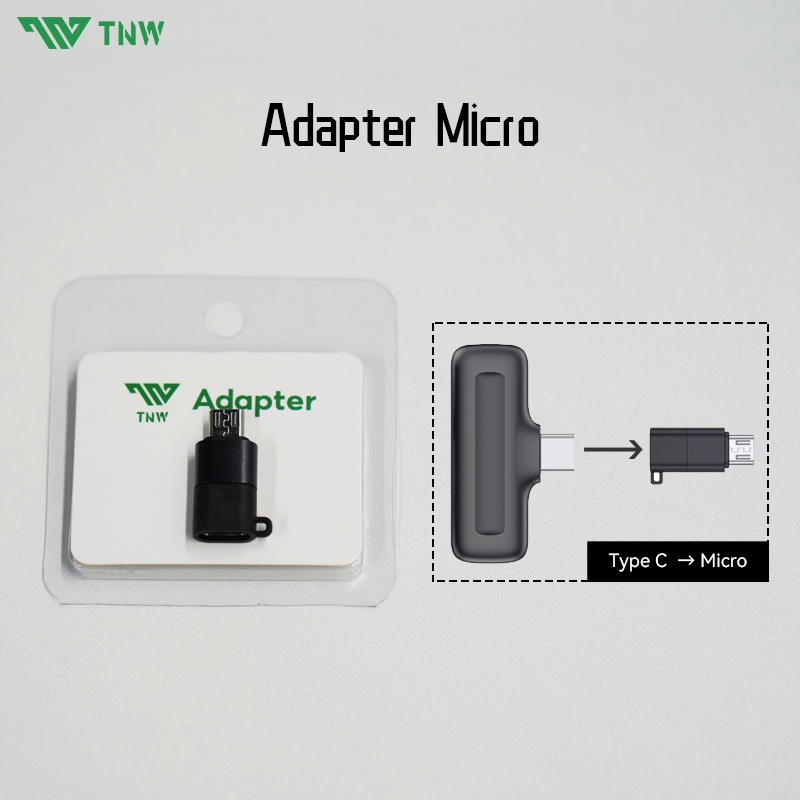 Jual TNW Adaptor Type C ke Micro IOS USB Microphone Adapter | Shopee ...