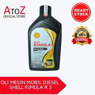 Jual OLI MESIN MOBIL DIESEL SHELL RIMULA R 3 - OLI SHELL RIMULA R3 ...