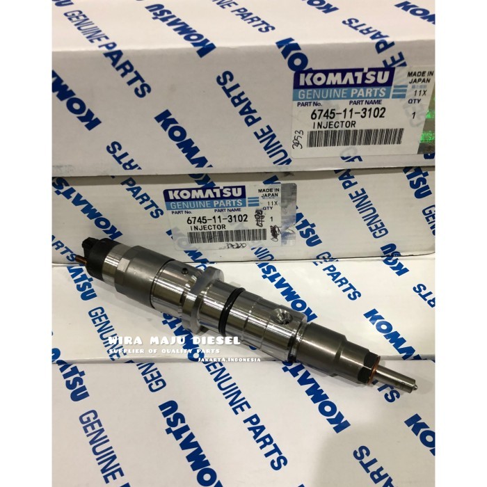 Jual NOZZLE INJECTOR KOMATSU PC300-8MO PC300-8M0 INJEKTOR 6745-11-3102 ...