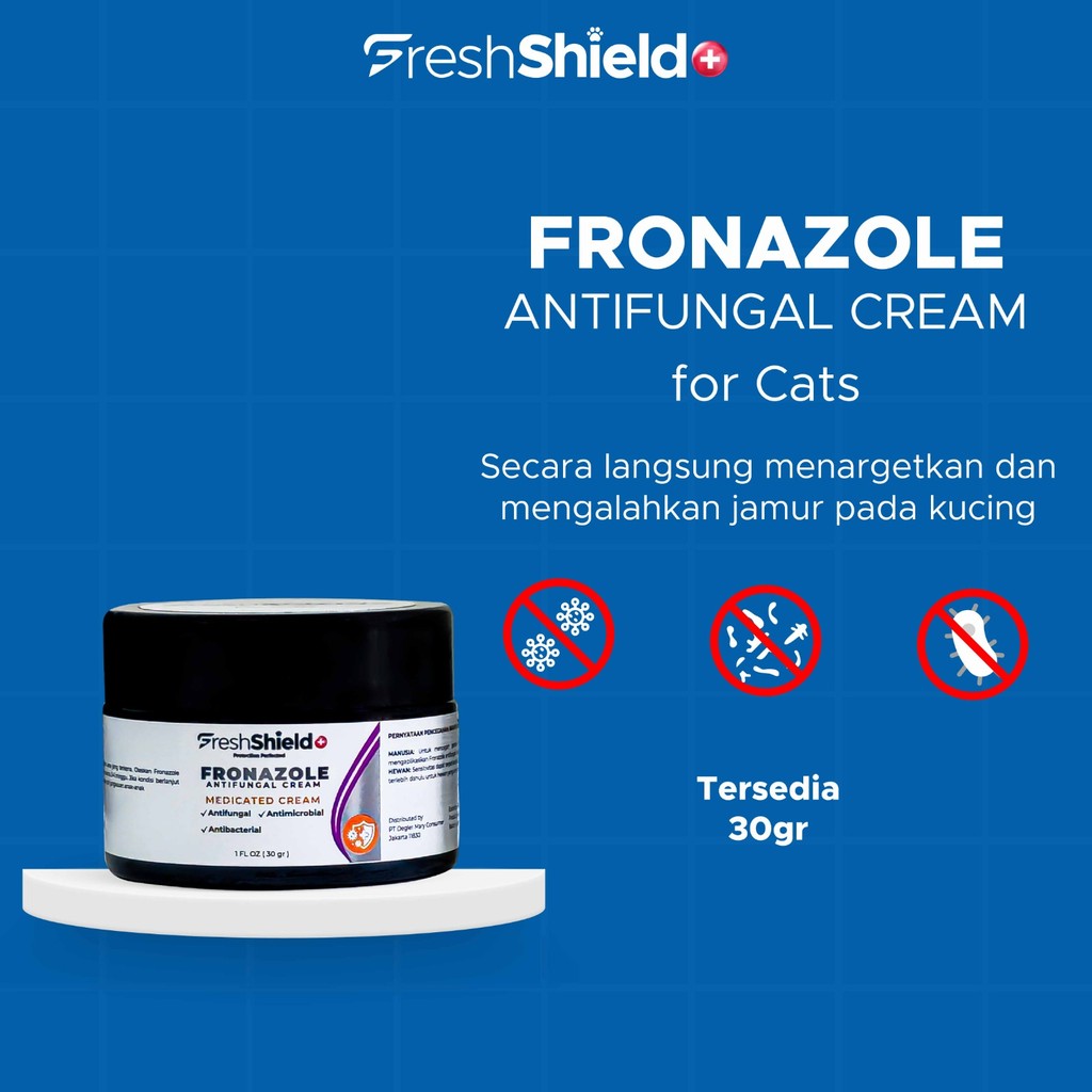 Jual FreshShield+ Krim -Anti Jamur Kucing- Antifungal Medicated Cream ...